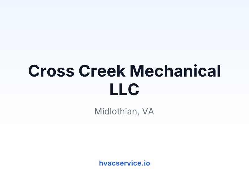 Cross Creek Mechanical LLC
