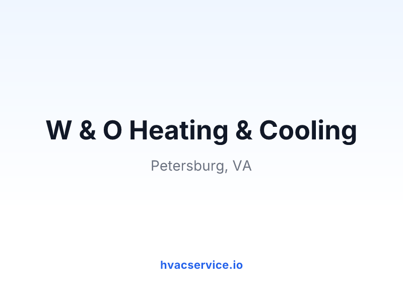 W & O Heating & Cooling