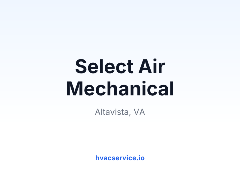 Select Air Mechanical