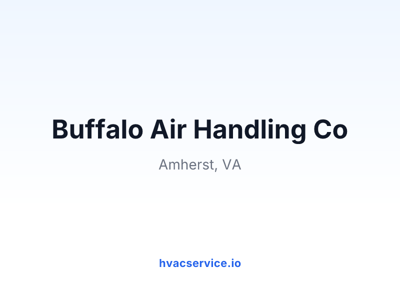 Buffalo Air Handling Co
