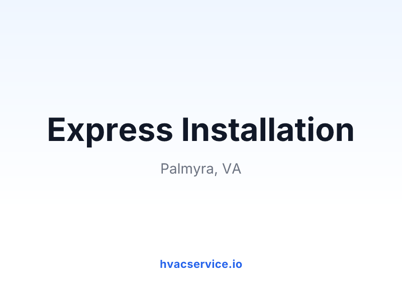 Express Installation