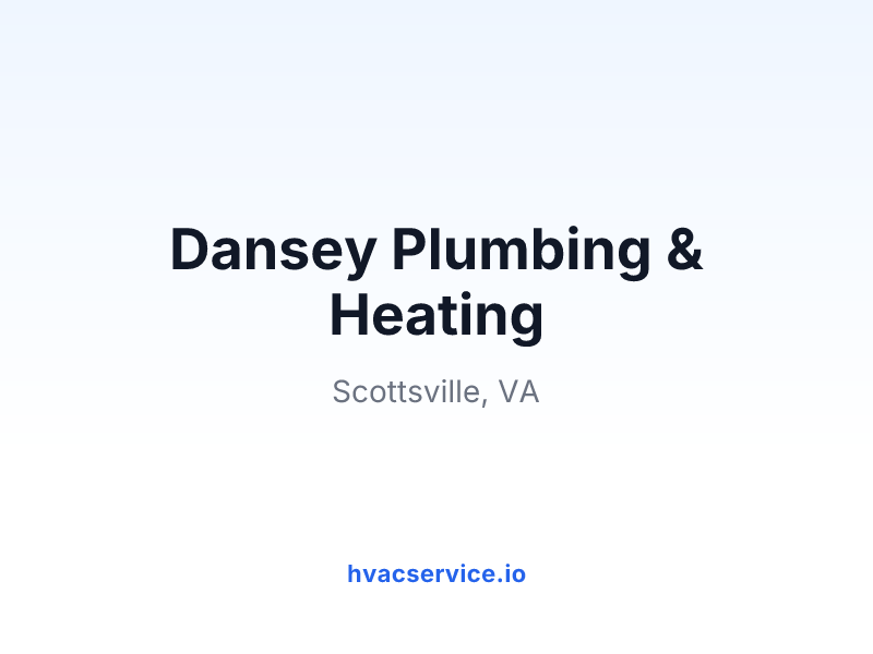 Dansey Plumbing & Heating