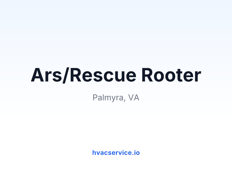 Ars/Rescue Rooter