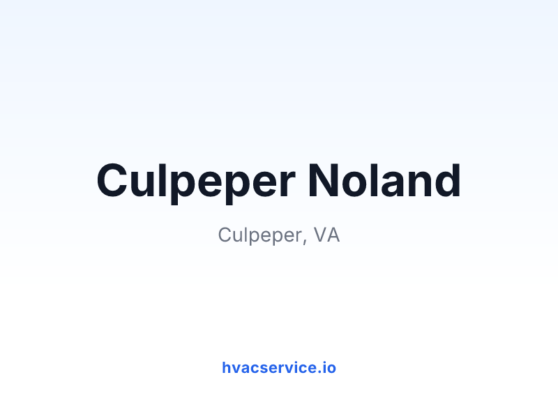 Culpeper Noland