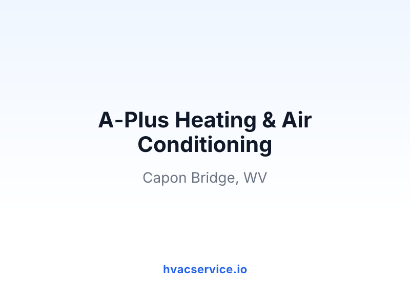 A-Plus Heating & Air Conditioning