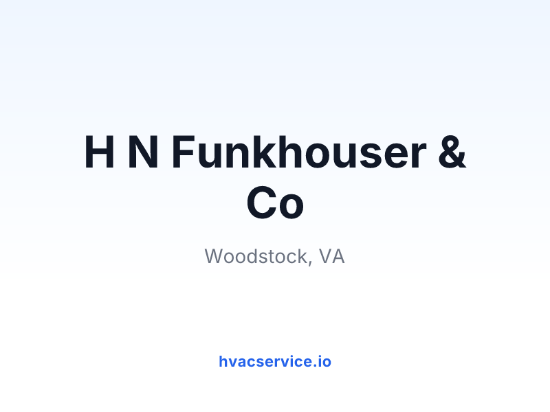 H N Funkhouser & Co