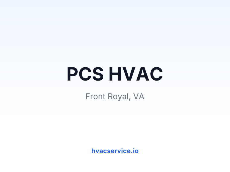 PCS HVAC