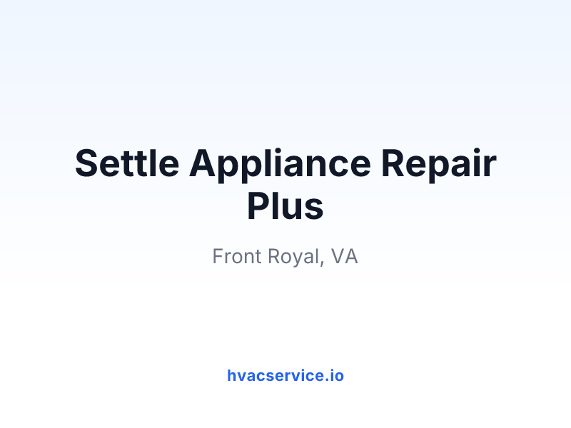 Settle Appliance Repair Plus