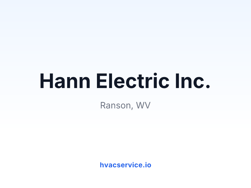 Hann Electric Inc.