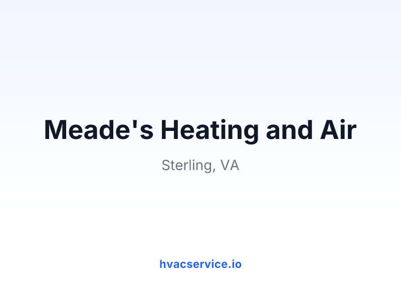 Meade's Heating and Air