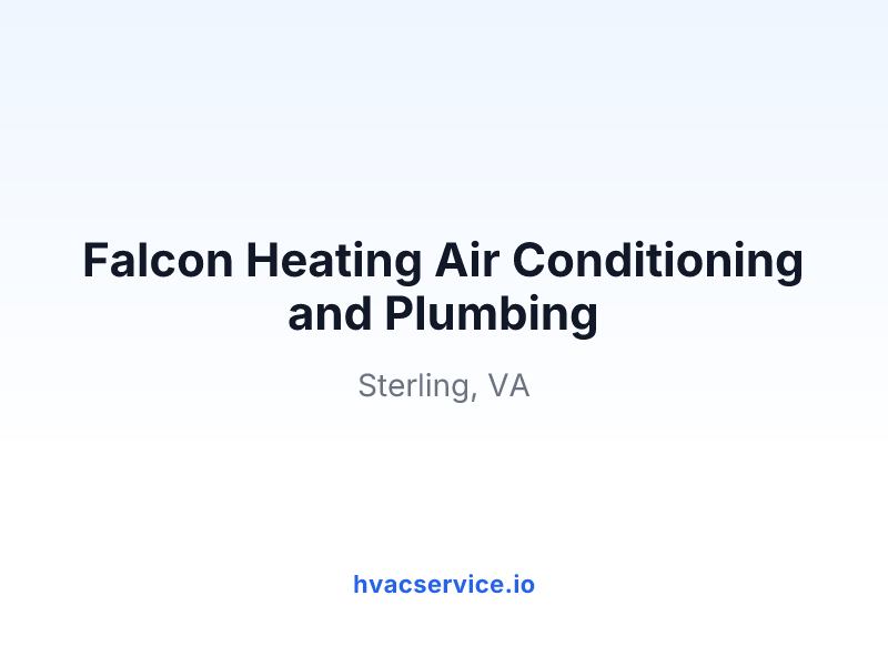 Falcon Heating Air Conditioning and Plumbing