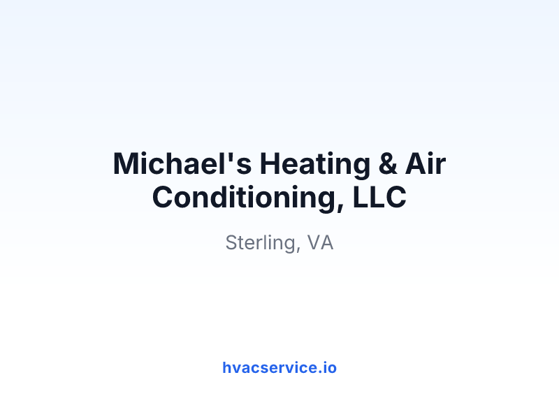 Michael's Heating & Air Conditioning, LLC