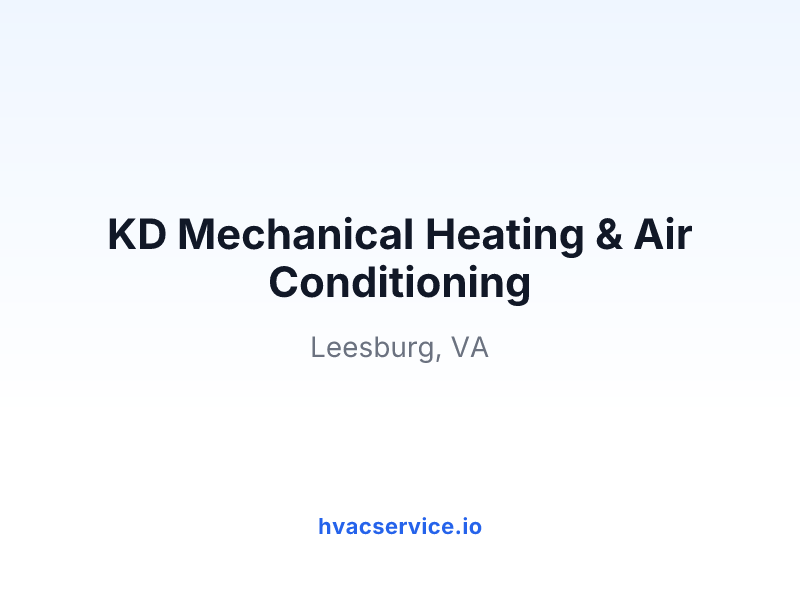 KD Mechanical Heating & Air Conditioning