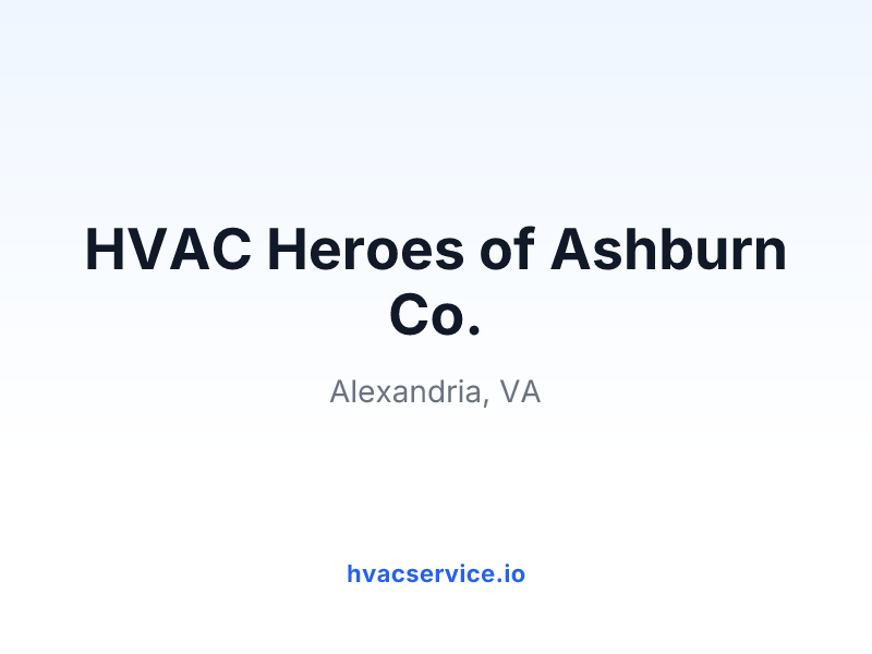 HVAC Heroes of Ashburn Co.