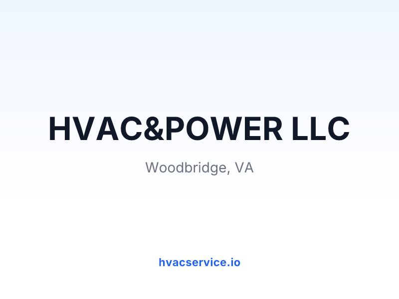 HVAC&POWER LLC