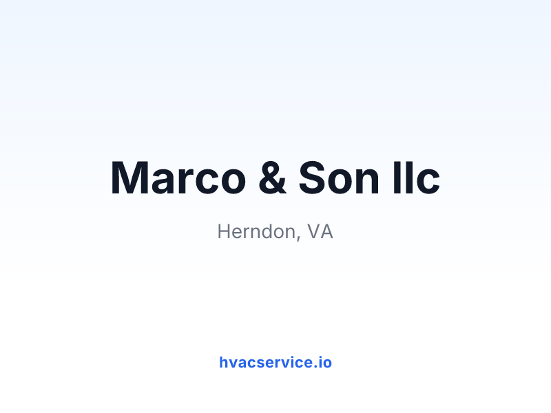 Marco & Son llc
