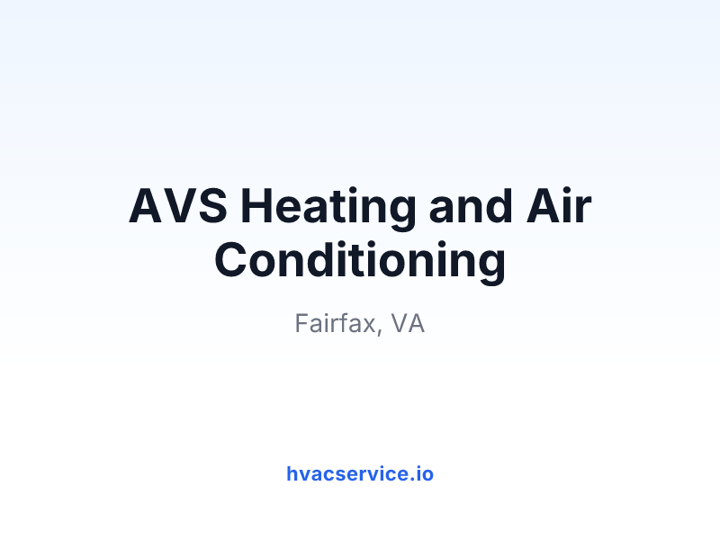 AVS Heating and Air Conditioning