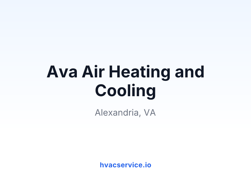 Ava Air Heating and Cooling