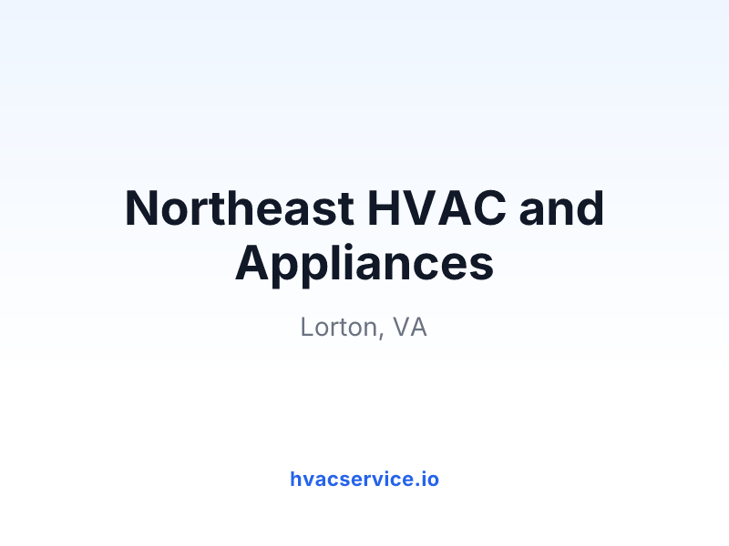 Northeast HVAC and Appliances
