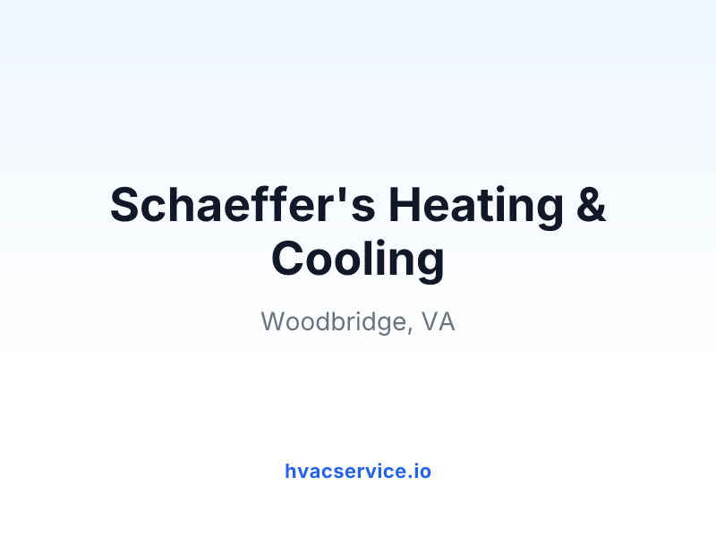 Schaeffer's Heating & Cooling