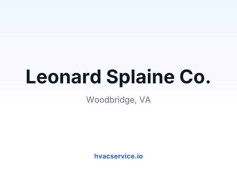 Leonard Splaine Co.