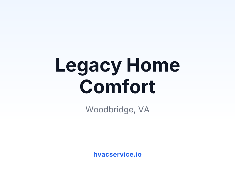 Legacy Home Comfort