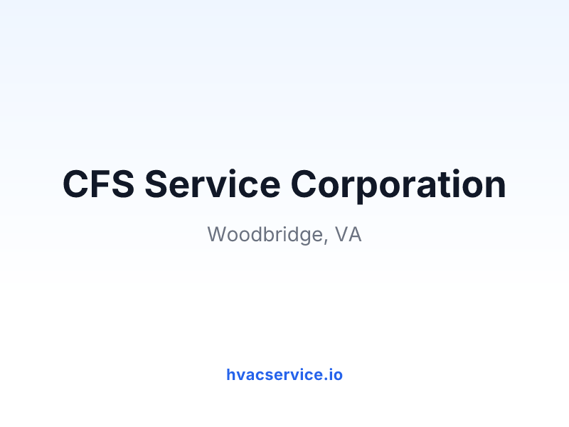 CFS Service Corporation