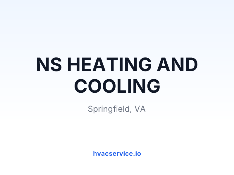 NS HEATING AND COOLING