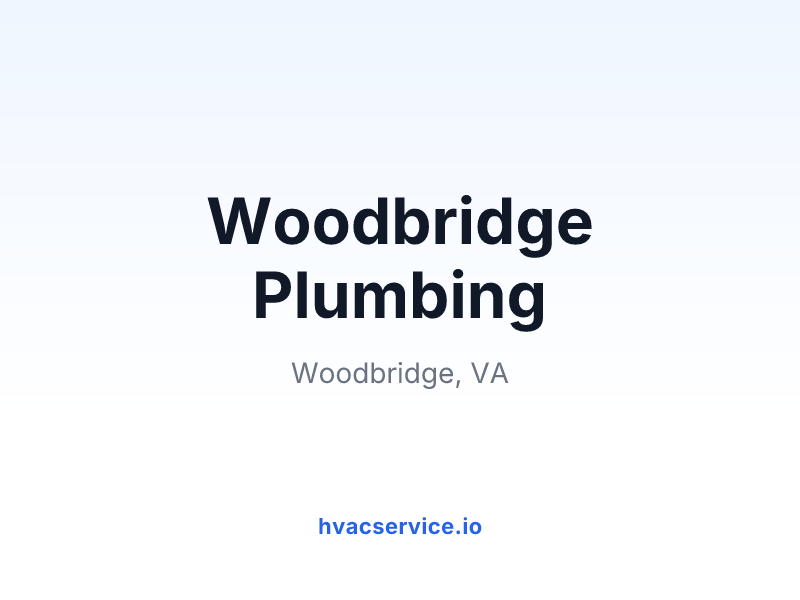 Woodbridge Plumbing