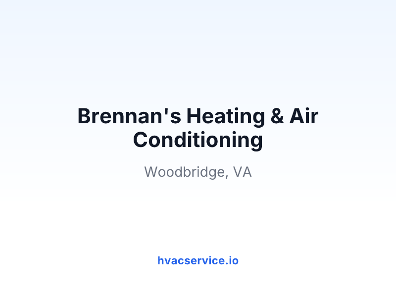 Brennan's Heating & Air Conditioning