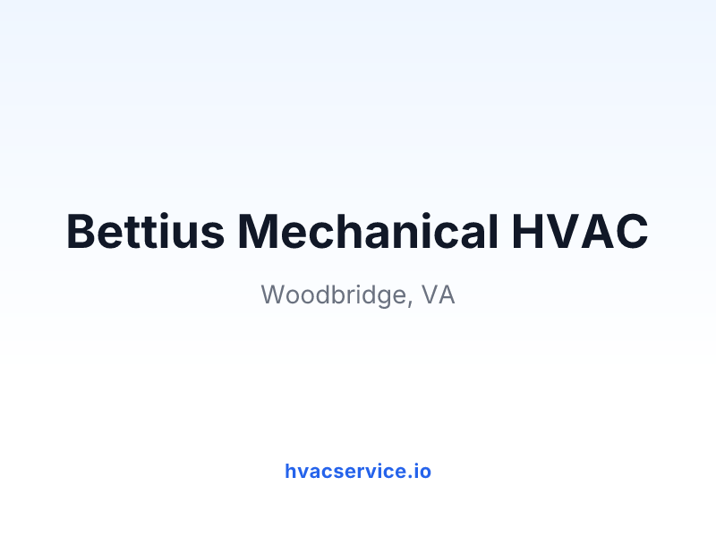 Bettius Mechanical HVAC