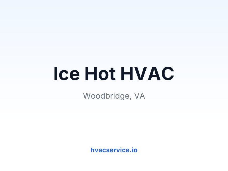 Ice Hot HVAC