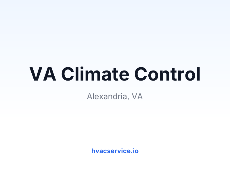 VA Climate Control