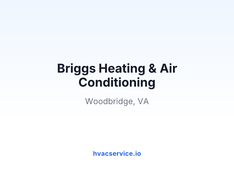 Briggs Heating & Air Conditioning