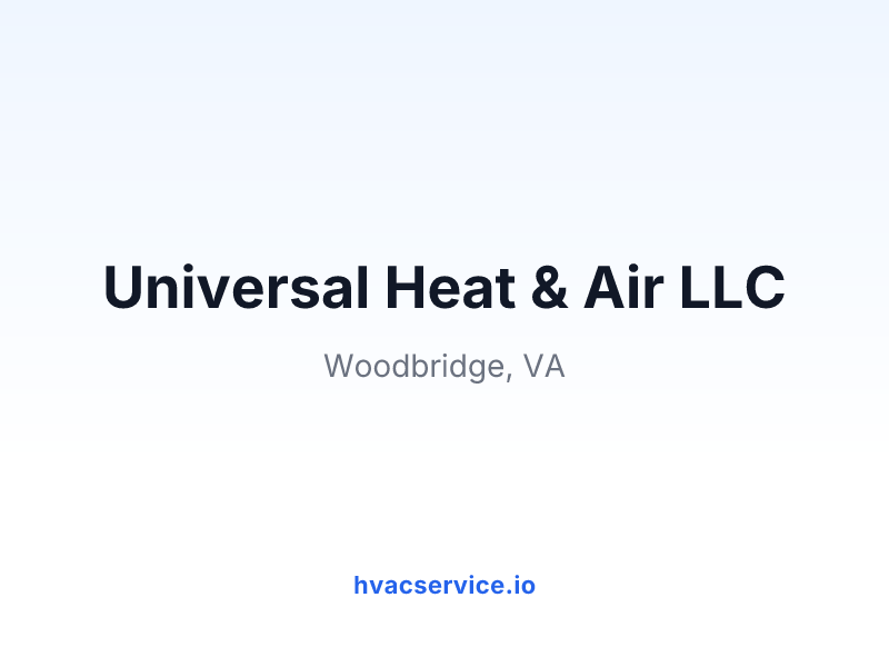 Universal Heat & Air LLC
