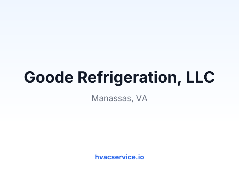 Goode Refrigeration, LLC