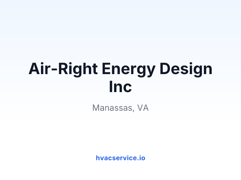 Air-Right Energy Design Inc