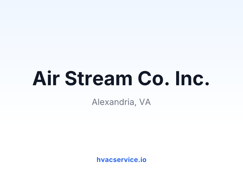 Air Stream Co. Inc.