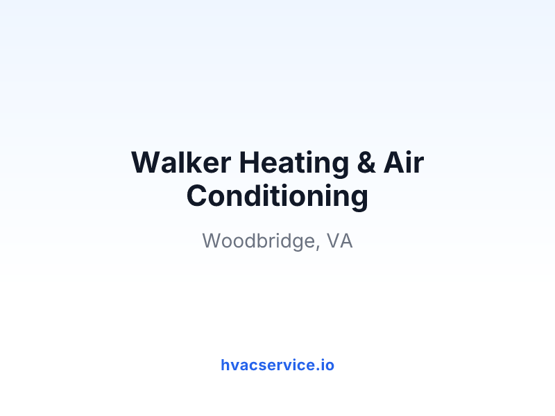 Walker Heating & Air Conditioning