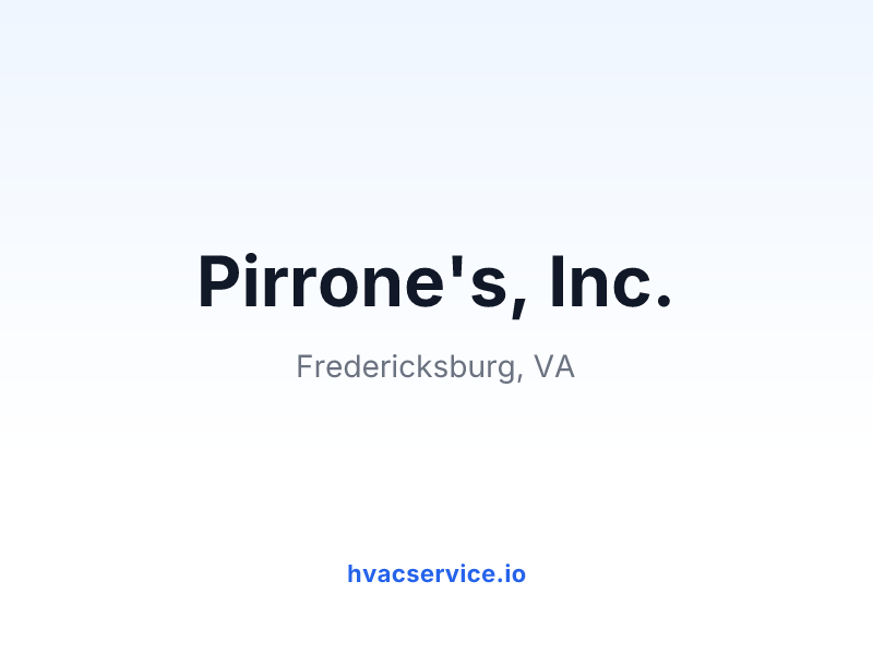 Pirrone's, Inc.