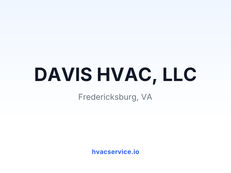 DAVIS HVAC SERVICES, LLC