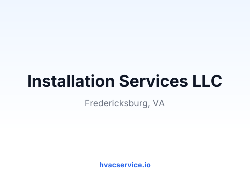 Installation Services LLC