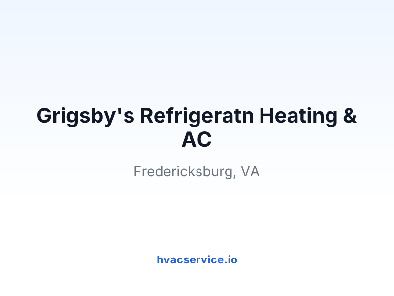 Grigsby's Refrigeratn Heating & AC