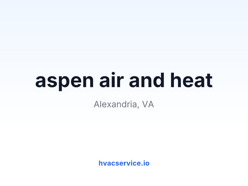 aspen air and heat