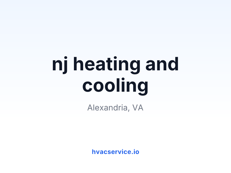 nj heating and cooling