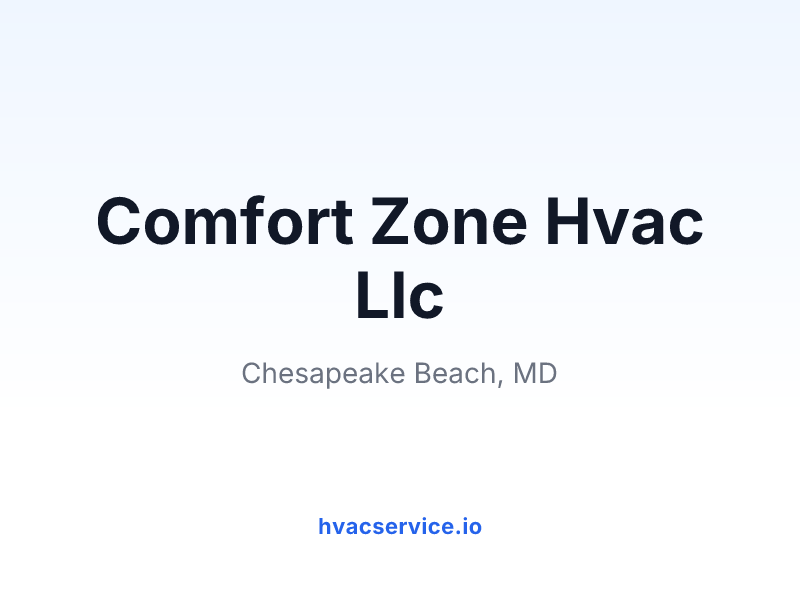 Comfort Zone Hvac Llc