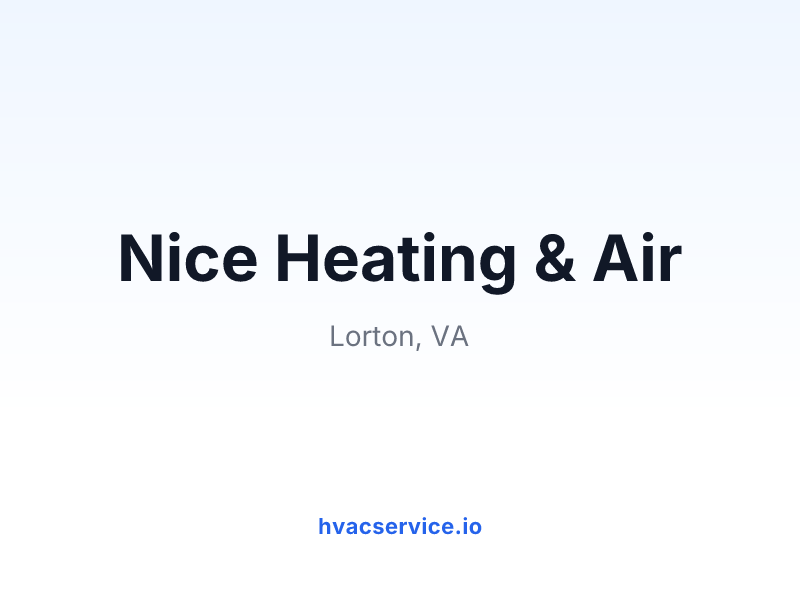 Nice Heating & Air