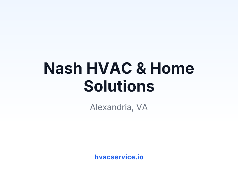 Nash HVAC & Home Solutions