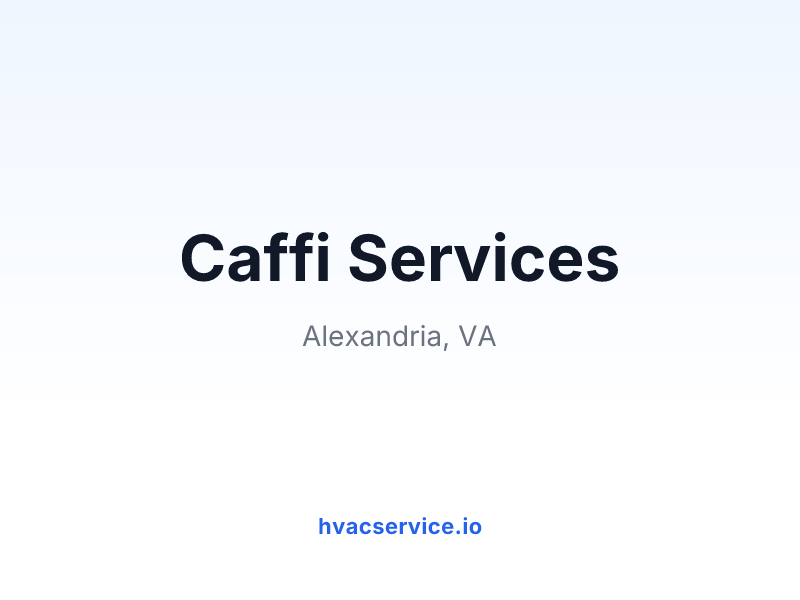 Caffi Services