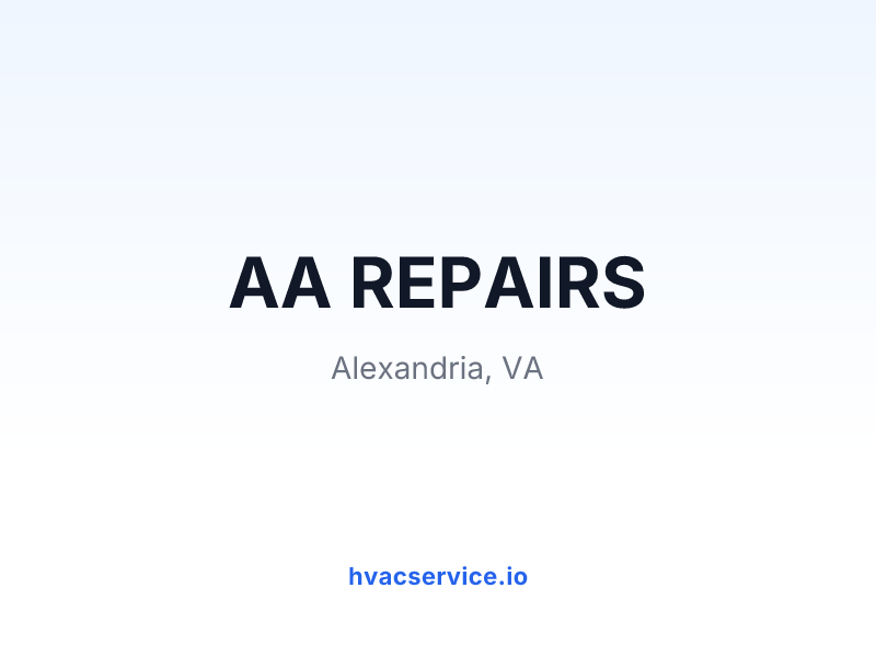 AA REPAIRS